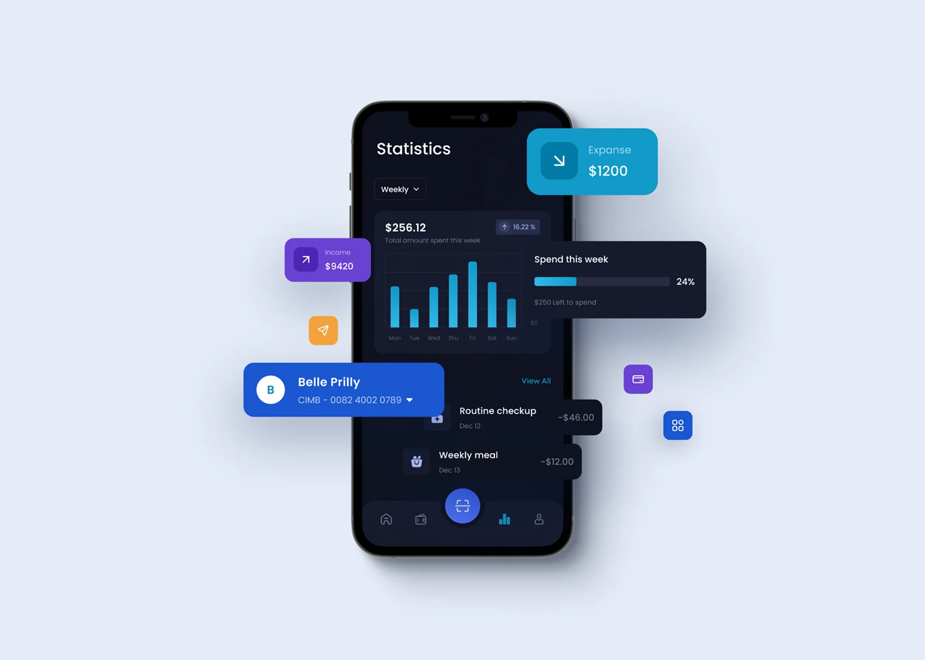 E-Wallet - Mobile App
