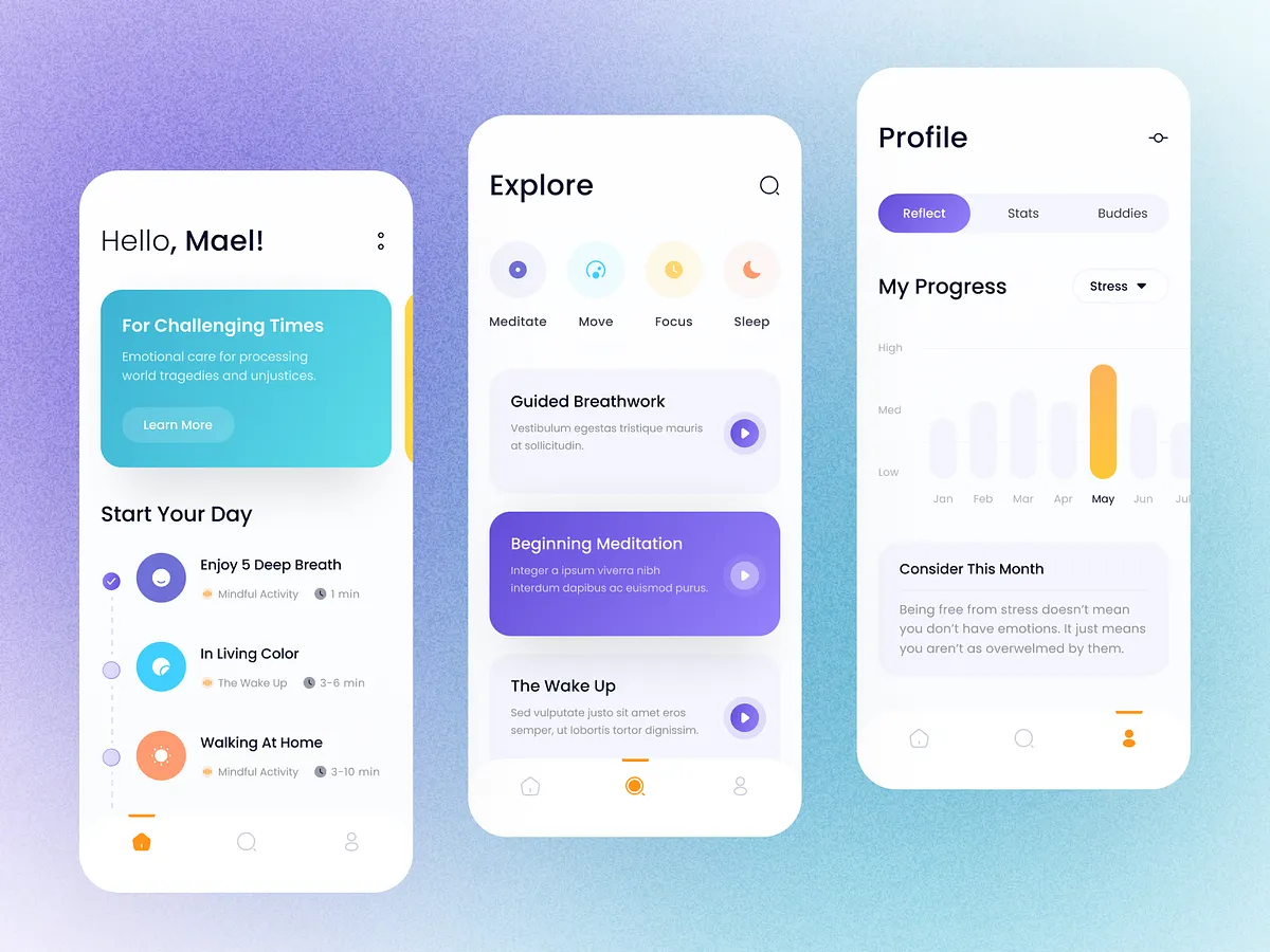 Wellness - Mobile App