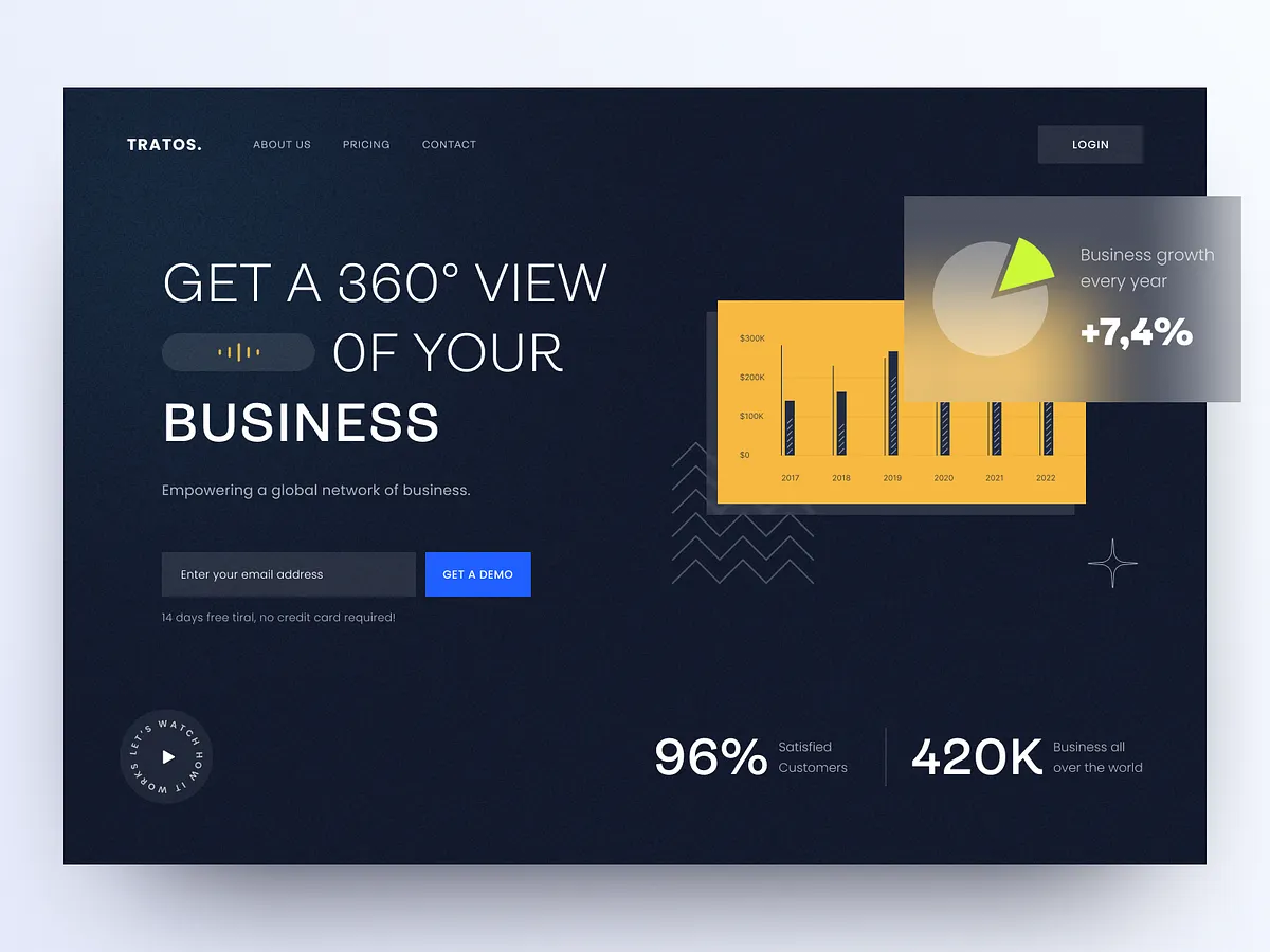 Business Analytic - Hero Website