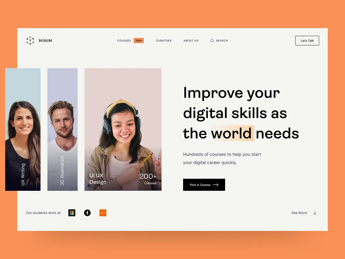 Online Course - Hero Website