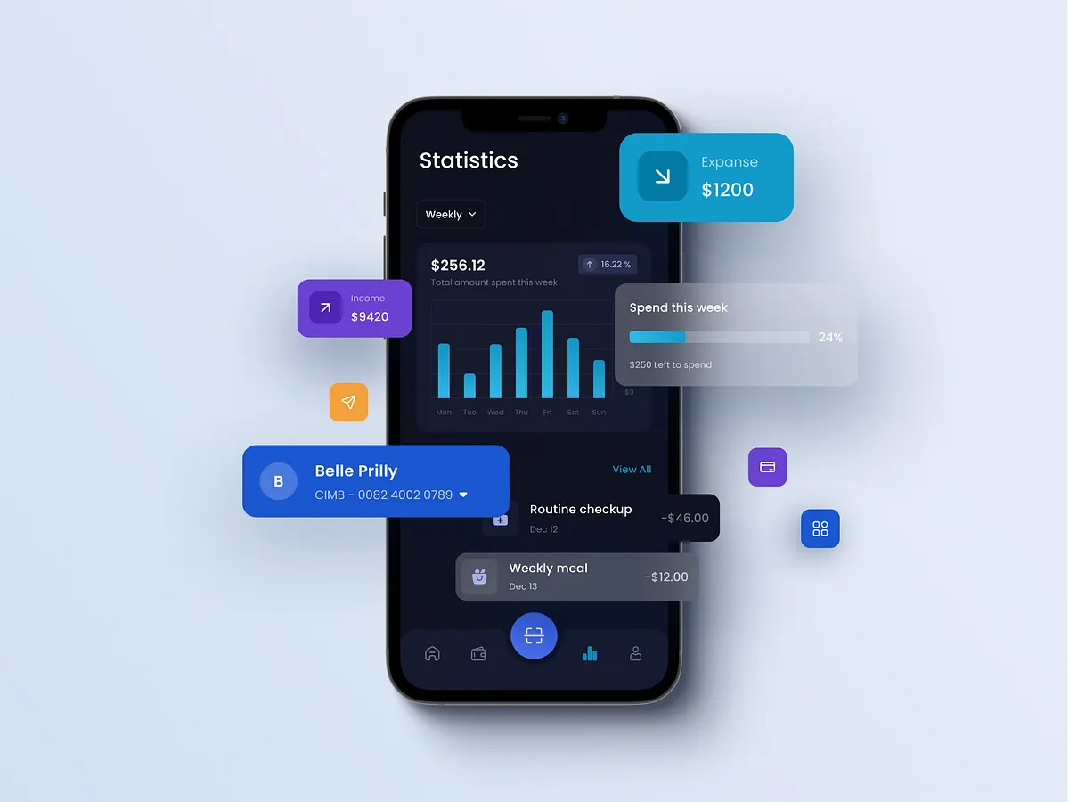 E-Wallet - Mobile App