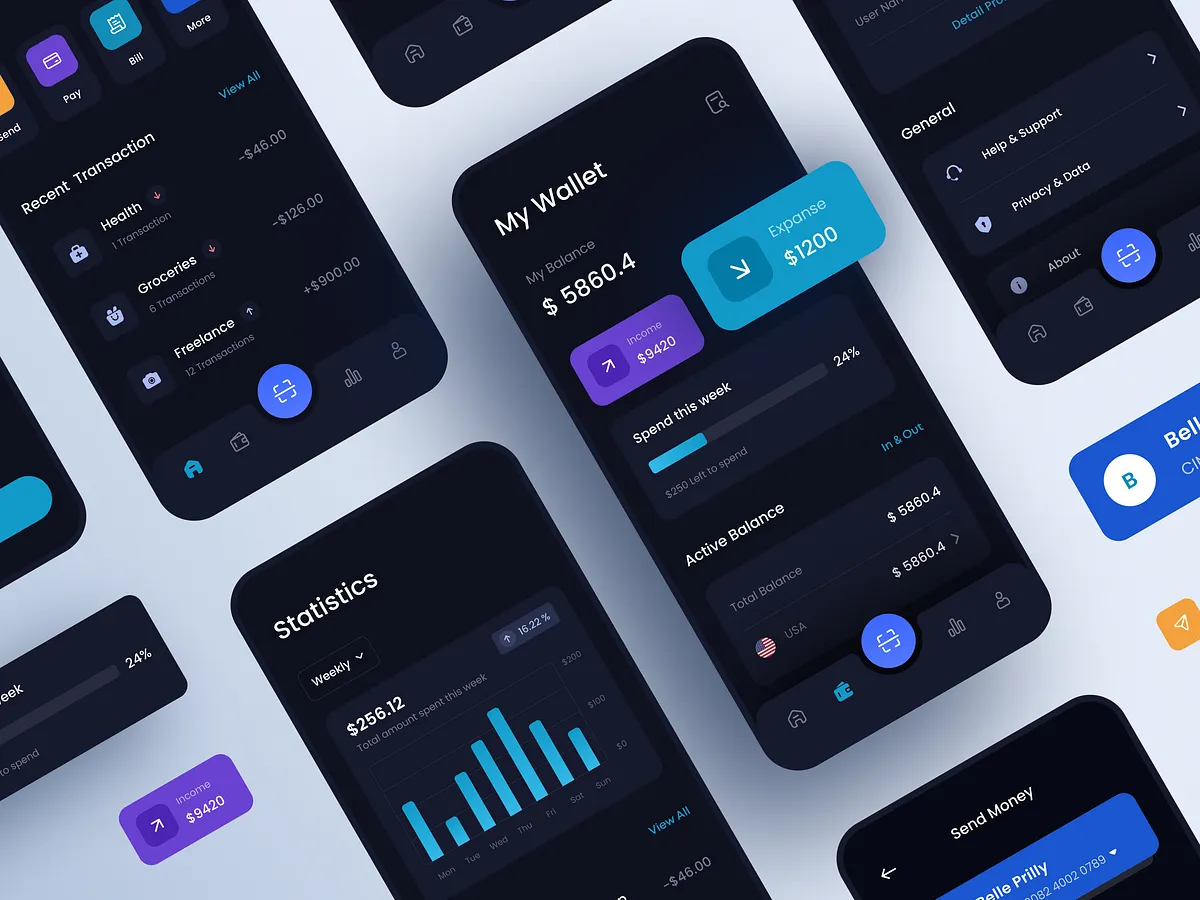 E-Wallet - Mobile App