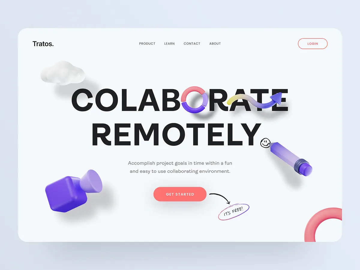Remote Collaboration - Hero Website